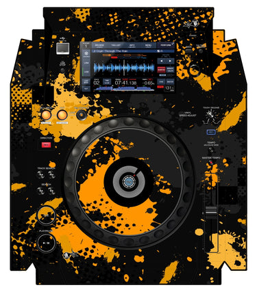 Pioneer DJ XDJ 1000 Skin Conflict Yellow